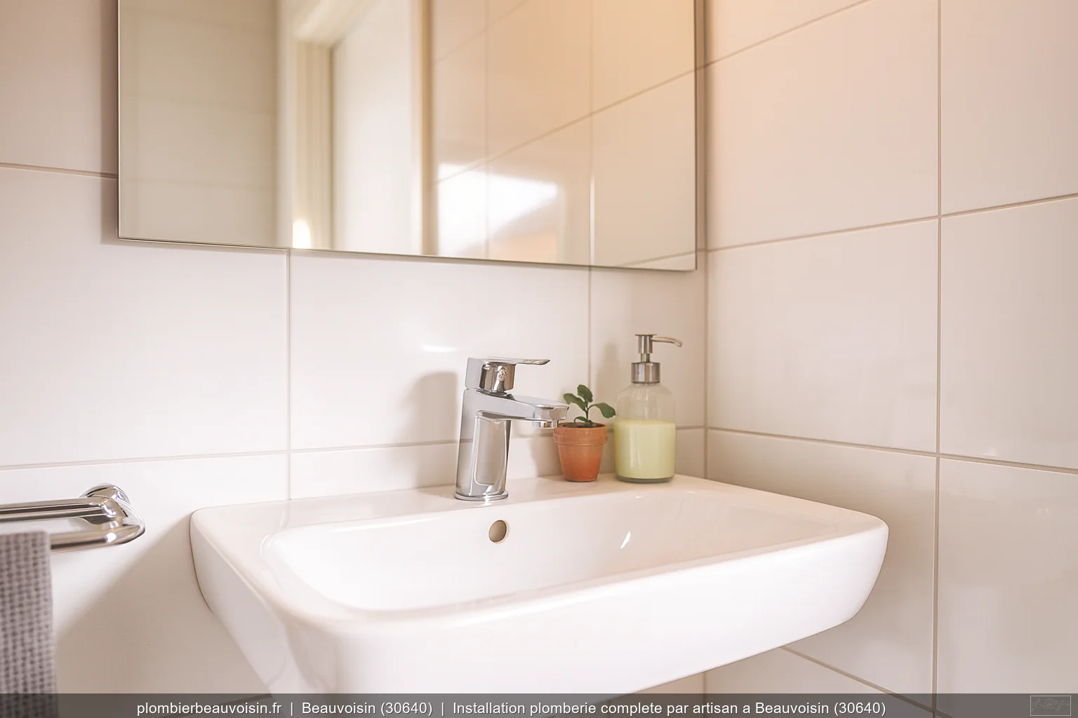Installation plomberie complete par artisan a Beauvoisin (30640)